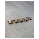 Antique Brass Ribbed 90-Degree Elbow Fittings