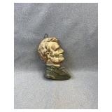 Cast Iron Abraham Lincoln Profile Wall Plaque