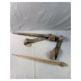Civil War Ohio Militia Bayonet & Leather Scabbard