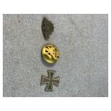 WWI German Iron Cross & Allied Insignia Lot
