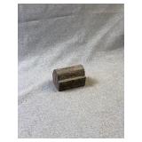 Antique Cast Iron Dome Top Treasure Chest Bank