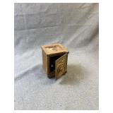 Antique Cast Iron State Safe Combination Bank