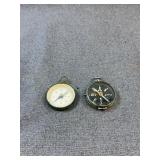 Pocket Watch Style Compasses - Germany & Japan