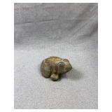 Antique Cast Iron Frog Doorstop Figurine