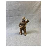 Cast Iron Indian Chief Saluting Still Bank