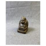 Antique Cast Iron Billiken Good Luck Coin Bank