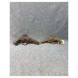 Antique Buffalo Bill & Little Pal Toy Cap Guns