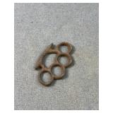Antique Steel Knuckle Duster Trench Weapon