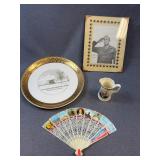 Eisenhower Souvenir Collectibles & Framed Photo