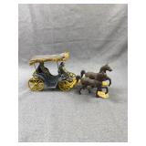Stanley Toys Cast Iron Surrey Carriage