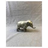 Gar-Ru Cast Metal Elephant Still Coin Bank