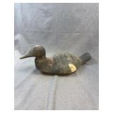 Antique Hand Carved Wooden Scoter Duck Decoy