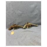Miniature Cap Gun Revolver Lot: Pony & Bang