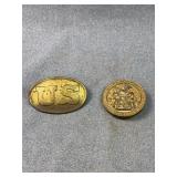 Civil War US Belt Plate & GAR Medallion