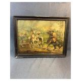 Strobridge Chromolithograph Putnam Leaving Plow