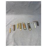 Eight Folding Pocket Knives & Boker Multi-Tools