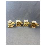 Frankoma 1973 Nixon Agnew GOP Mugs - Set of 4