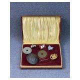 Military Insignia Pins in Presentation Box