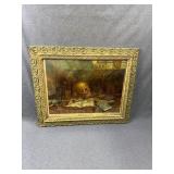 Antique 1895 Borolyptol Framed Lithograph