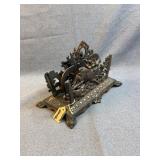 Bradley & Hubbard Iron Elk Hunt Letter Holder