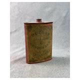DuPont Superfine Fg Gunpowder Tin Flask, DE