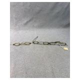 Three Pairs 19th Century Brass Spectacles