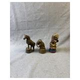 Circus Animal Cast Iron Still Banks Trio