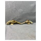 Antique Cast Iron Toy Cap Gun Pistol Pair