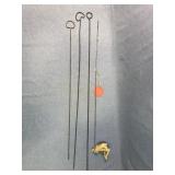Antique Metal Gun Cleaning & Utility Wire Rods
