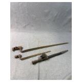 US Military Socket Bayonets & Scabbard Lot