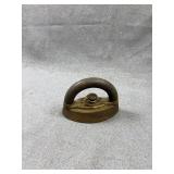 Antique Mrs Potts Sad Iron with Wooden Handle