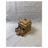Antique 1895 HL Judd Cast Iron Dog Mechanical Bank