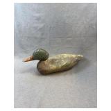 Antique Mason Mallard Drake Wooden Duck Decoy