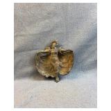 Art Nouveau Bronze Dancing Lady Trinket Dish