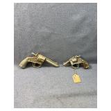 Miniature Diecast Cap & Blank Cartridge Pistol Lot