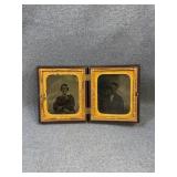 1/6 Plate Double Portrait in Union Case