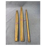 Assorted Wooden Percussion Drumsticks - Set of 5