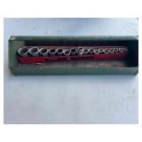 Wright Socket Set 18 Pc 9mm-32mm with Carrier