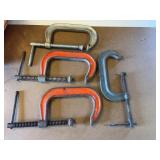 C Clamps 10 inch