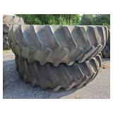 2 Firestone Radial All Traction 23 Tires 20.8R42