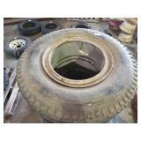 3 Yokohama and 1 Ohtsu Tires 10.00-20 14PR
