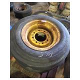 4 Tires 1-11L16; 1-7.5-16, 2-11-18 (tires rough)