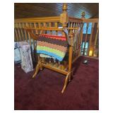 Quilt Rack w/Afghan