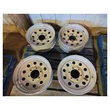 4-16'x6' 6 hole Rims