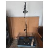 Pet Cage and Floor Lamp