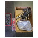 Multi Meter, Headlight, Charger
