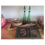 Plate Holders, Decantors, Parasole