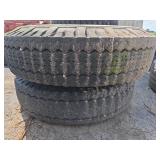 2 XDT Premium Hi-Way Tires on Rims 10.00-20