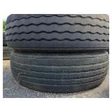 2 Firestone T589 Tires 285/75R24.5