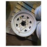 2-16'x6'  6 hole Rims